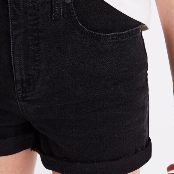 Madewell High-Rise Denim Shorts- Black- Size 27 - Picture 5 of 14